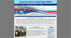 Desktop Screenshot of handcountedpaperballots.org